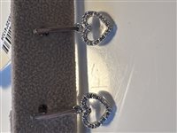 Orecchini Gioielleria Dossena  Donna Orecchini in oro pendenti in Oro bianco Diamante 0.14 Ct OROR-21-253 - OROR-21-253